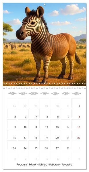 Produktbild: Species of the Past (Wall Calendar 2026 12 &times; 12 Inch) CALVENDO 12 Month Wall Calendar