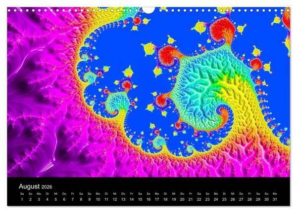 Produktbild: Fraktale - Farben - Formen 2026 (Wandkalender 2026 DIN A3 quer), CALVENDO Monatskalender