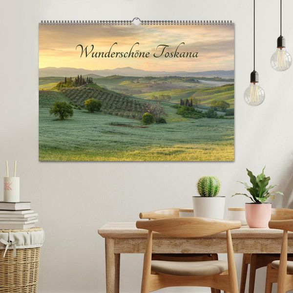 Produktbild: Wundersch&ouml;ne Toskana (Wandkalender 2026 DIN A2 quer), CALVENDO Monatskalender