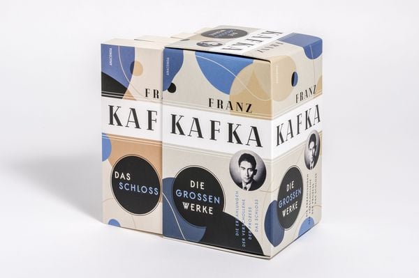 Produktbild: Franz Kafka, Die gro&szlig;en Werke (Die Erz&auml;hlungen - Der Verschollene - Der Prozess - Das Schloss) (4 B&auml;nde im Schuber)