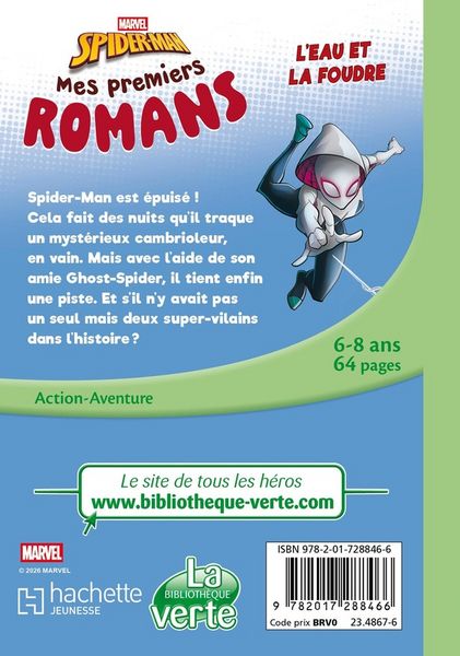Produktbild: Mes premiers romans spider man,