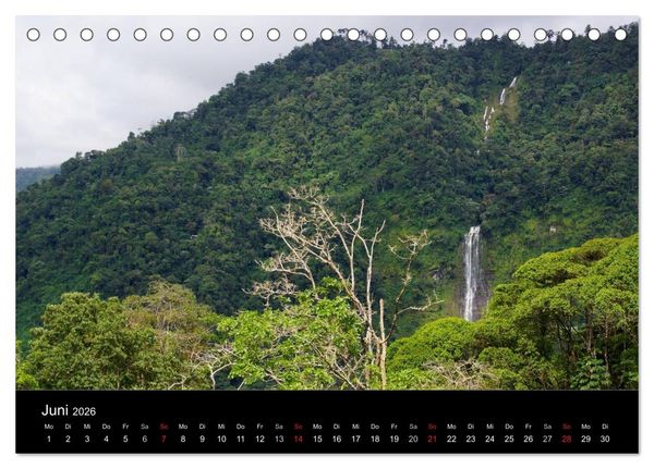 Produktbild: Costa Rica (Tischkalender 2026 DIN A5 quer), CALVENDO Monatskalender