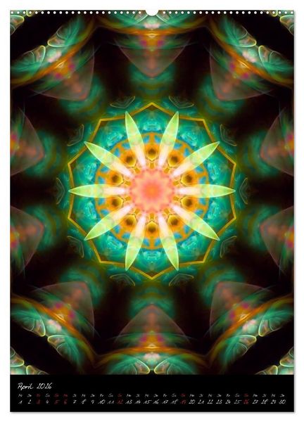 Produktbild: Mandala - Esoterik & Meditation (hochwertiger Premium Wandkalender 2026 DIN A2 hoch), Kunstdruck in Hochglanz