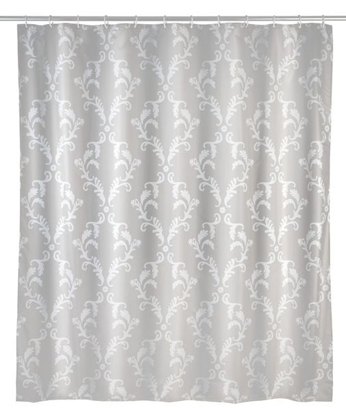 Anti-Schimmel Duschvorhang Mod. Baroque, Textil (Polyester), 180 x 200 cm, waschbar