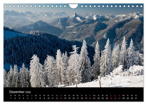 Produktbild: Berge, T&auml;ler & Seen (Wandkalender 2026 DIN A4 quer), CALVENDO Monatskalender