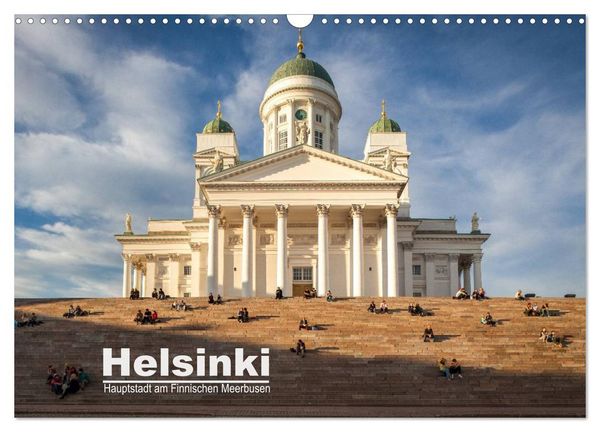 Produktbild: Helsinki - Hauptstadt am Finnischen Meerbusen (Wandkalender 2026 DIN A3 quer), CALVENDO Monatskalender