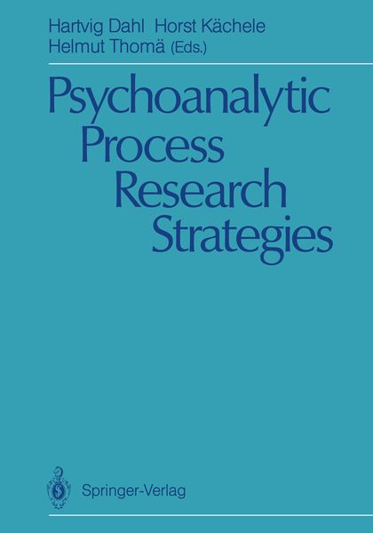 Produktbild: Psychoanalytic Process Research Strategies
