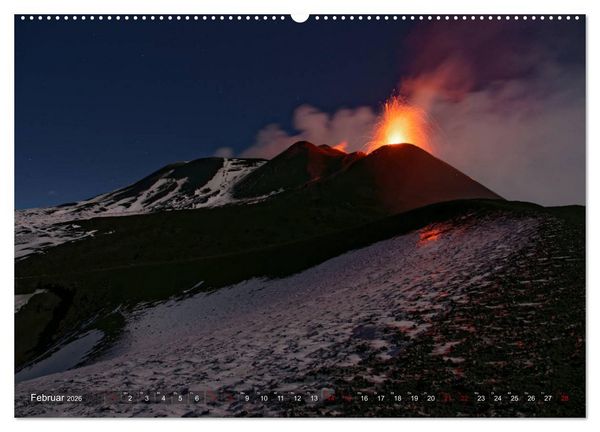 Produktbild: Vulkane - Magma, Lava, Eruptionen (hochwertiger Premium Wandkalender 2026 DIN A2 quer), Kunstdruck in Hochglanz