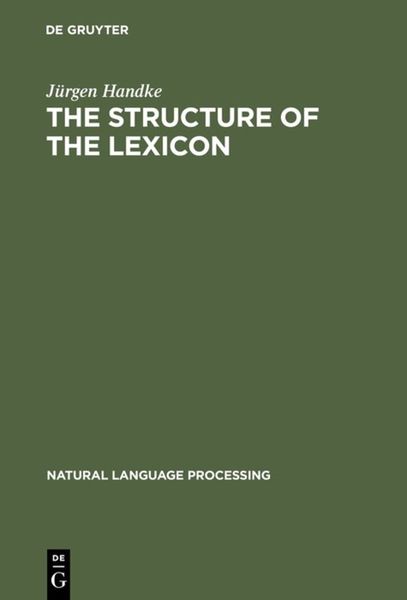 Produktbild: The Structure of the Lexicon