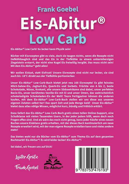 Produktbild: Eis-Abitur Low Carb