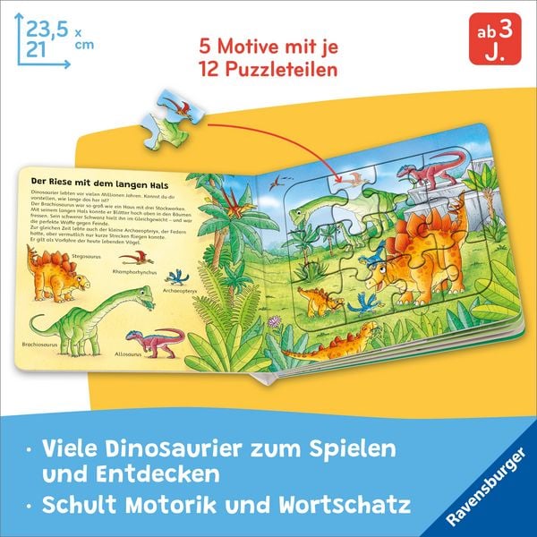 Produktbild: Ravensburger&reg; Puzzle-Buch: Dinosaurier