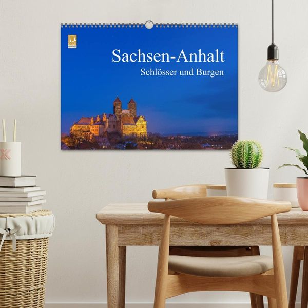 Produktbild: Sachsen-Anhalt - Schl&ouml;sser und Burgen (Wandkalender 2026 DIN A3 quer), CALVENDO Monatskalender