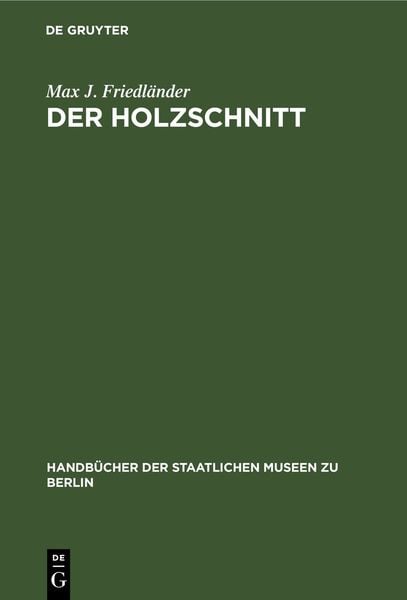 Produktbild: Der Holzschnitt