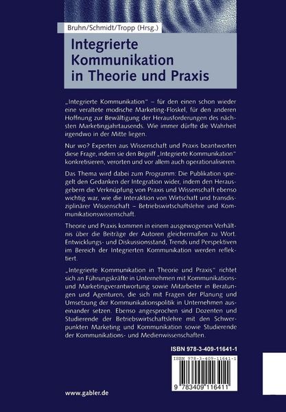 Produktbild: Integrierte Kommunikation in Theorie und Praxis