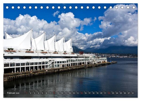 Produktbild: Vancouver Perspektiven (Tischkalender 2026 DIN A5 quer), CALVENDO Monatskalender