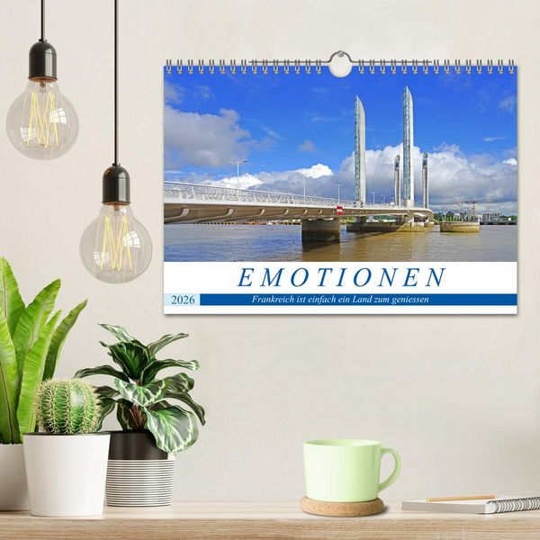 Produktbild: Emotionen - Frankreich ist einfach ein Land zum geniessen (Wandkalender 2026 DIN A4 quer), CALVENDO Monatskalender