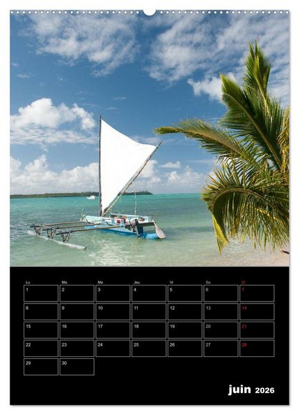Produktbild: Paysages cal&eacute;doniens (Calendrier mural 2026 DIN A2 horizontal) calendrier de bureau