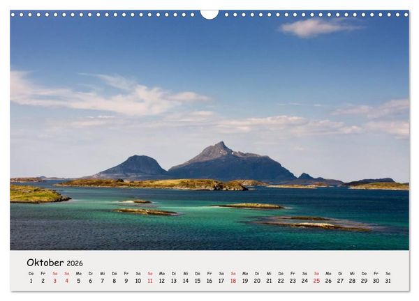Produktbild: Auf dem Weg zum Nordkap (Wandkalender 2026 DIN A3 quer), CALVENDO Monatskalender