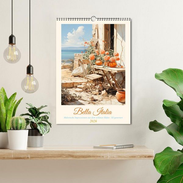 Produktbild: Bella Italia (Wandkalender 2026 DIN A3 hoch), CALVENDO Monatskalender