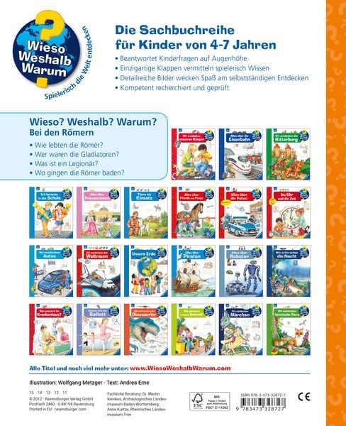 Produktbild: Wieso? Weshalb? Warum? Band 30 - Bei den Römern