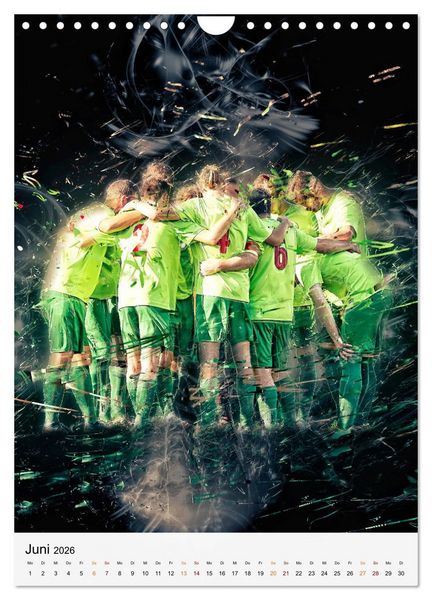 Produktbild: Fussball - einfach cool (Wandkalender 2026 DIN A4 hoch), CALVENDO Monatskalender