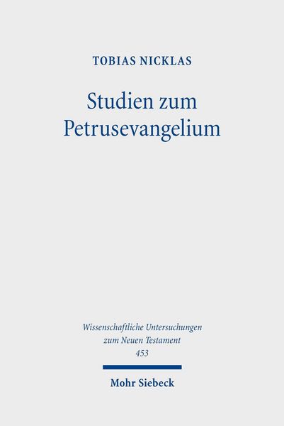Produktbild: Studien zum Petrusevangelium