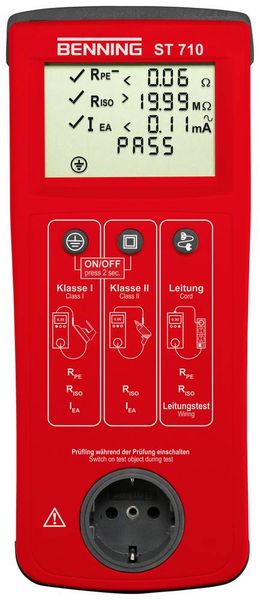 Benning ST 710 Gerätetester VDE-Norm 0701-0702