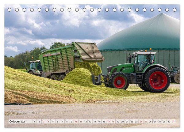Produktbild: Maisernte am Deich (Tischkalender 2026 DIN A5 quer), CALVENDO Monatskalender