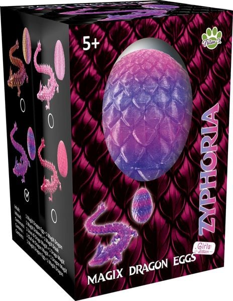 Produktbild: MagiX Dragon Eggs GIRLS EDITION, 4er Mix Display ( Xandorixa, Zyphoria, Ladira & Grazira )