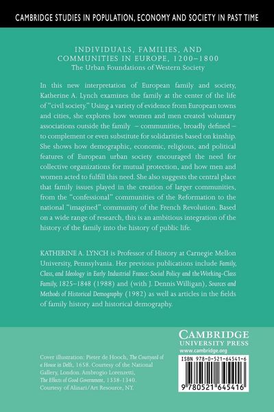 Produktbild: Individuals, Families, and Communities in Europe, 1200-1800