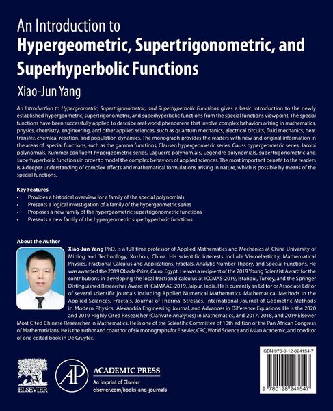 Produktbild: An Introduction to Hypergeometric, Supertrigonometric, and Superhyperbolic Functions