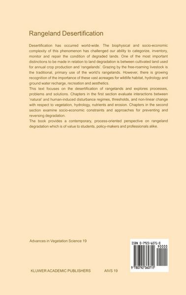 Produktbild: Rangeland Desertification