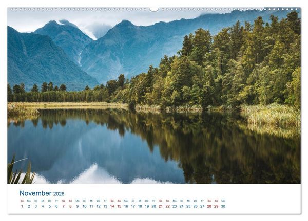 Produktbild: Neuseeland - Das andere Ende der Welt (Wandkalender 2026 DIN A2 quer), CALVENDO Monatskalender