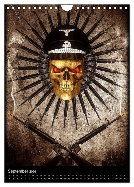 Produktbild: S.O.D. - Skulls Of Death Vol. I - Totenkopf Artworks (Wandkalender 2026 DIN A4 hoch), CALVENDO Monatskalender
