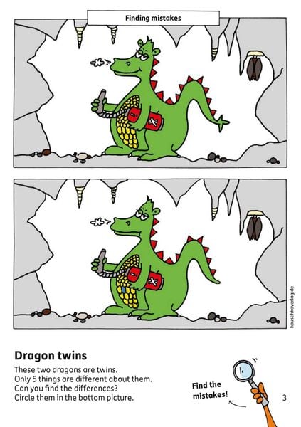 Kindergarten Activity Book from age 4 years - Shapes, colours, spot the difference - for kids, boy and girl