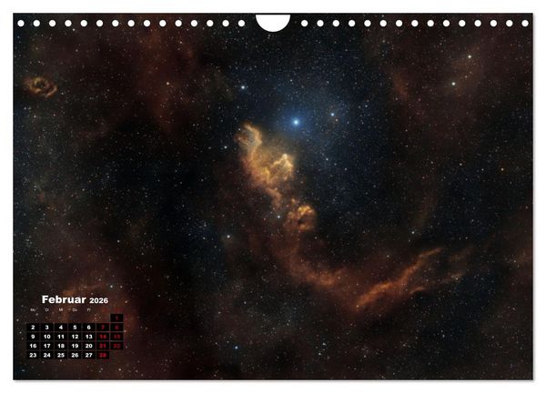 Produktbild: InfinityAstro - die Unendlichkeit im Bild - Astrofotos von Roland Schliessus (Wandkalender 2026 DIN A4 quer), CALVENDO Monatskalender