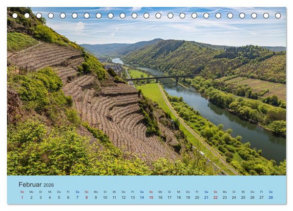 Produktbild: Moselansichten (Tischkalender 2026 DIN A5 quer), CALVENDO Monatskalender