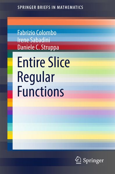 Produktbild: Entire Slice Regular Functions