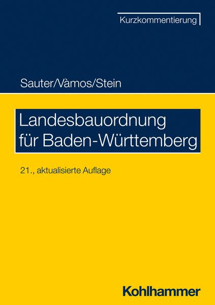 Produktbild: Landesbauordnung f&uuml;r Baden-W&uuml;rttemberg