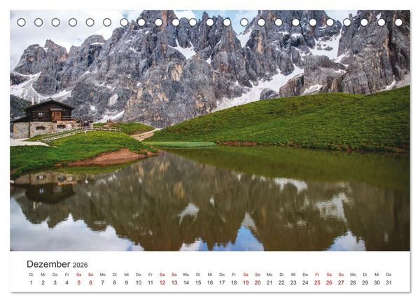 Produktbild: Alpensee - Wunder der Natur (Tischkalender 2026 DIN A5 quer), CALVENDO Monatskalender