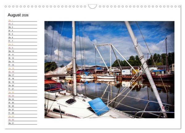 Produktbild: Friesland - am Vareler Hafen (Wandkalender 2026 DIN A3 quer), CALVENDO Monatskalender