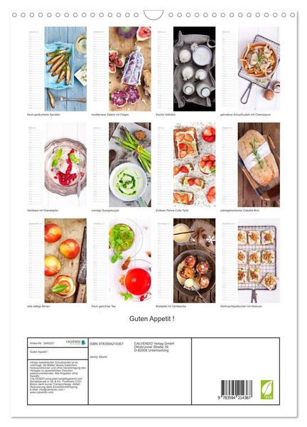Produktbild: Guten Appetit ! (Wandkalender 2027 DIN A3 hoch), CALVENDO Monatskalender