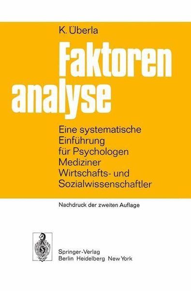 Produktbild: Faktorenanalyse