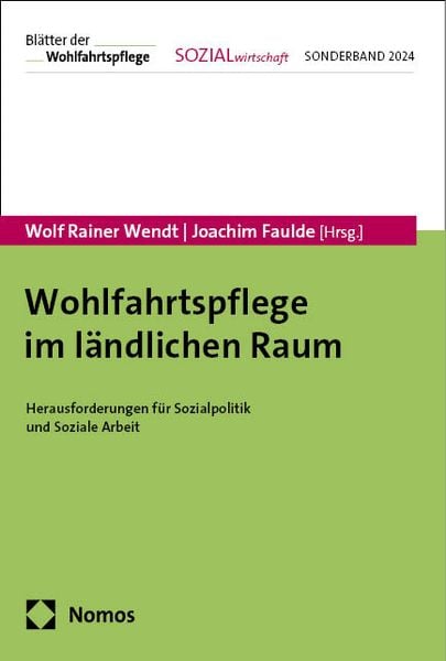 Produktbild: Wohlfahrtspflege im l&auml;ndlichen Raum