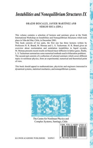Produktbild: Instabilities and Nonequilibrium Structures IX