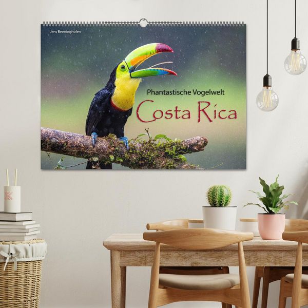 Produktbild: Phantastische Vogelwelt Costa Rica (Wandkalender 2026 DIN A2 quer), CALVENDO Monatskalender