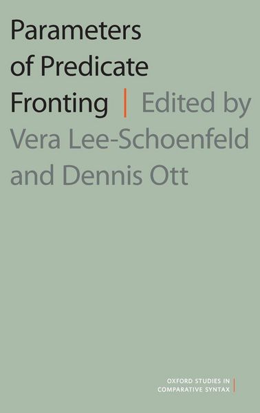 Produktbild: PARAMETERS OF PREDICATE FRONTING OSCS C