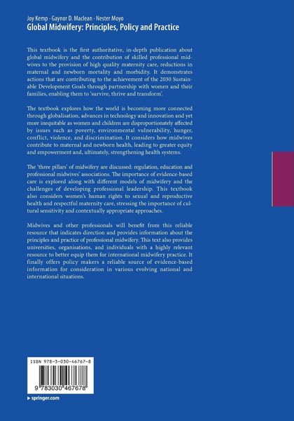 Produktbild: Global Midwifery: Principles, Policy and Practice