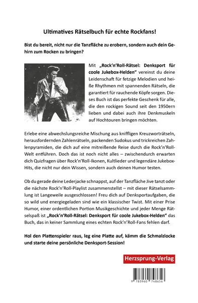 Produktbild: Rock&rsquo;n&rsquo;Roll-R&auml;tsel - Denksport f&uuml;r coole Jukebox-Helden
