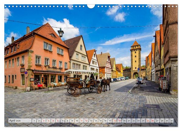 Produktbild: Rothenburg ob der Tauber Impressionen (Wandkalender 2026 DIN A3 quer), CALVENDO Monatskalender